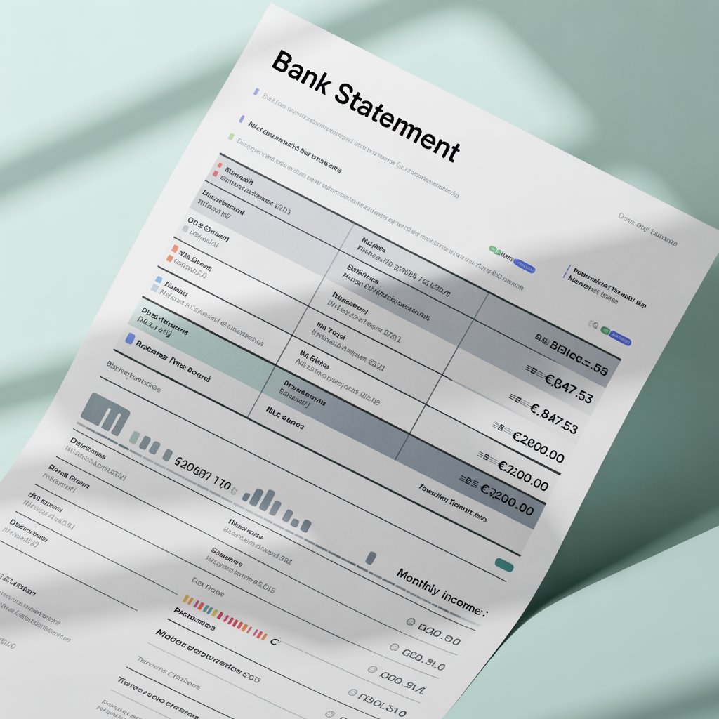 Bank Statement image